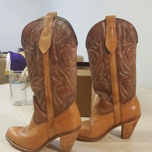 RareVTG 80's Capezio Cowgirl Boots-6M